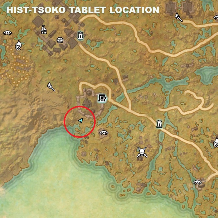 Murkmire: Location of Tablets.