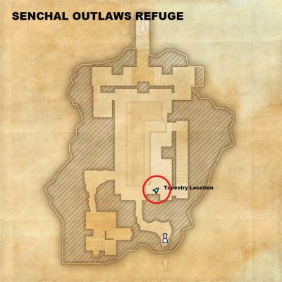 Senchal Outlaw Refuge - Dancer's Tapestry Piece Location